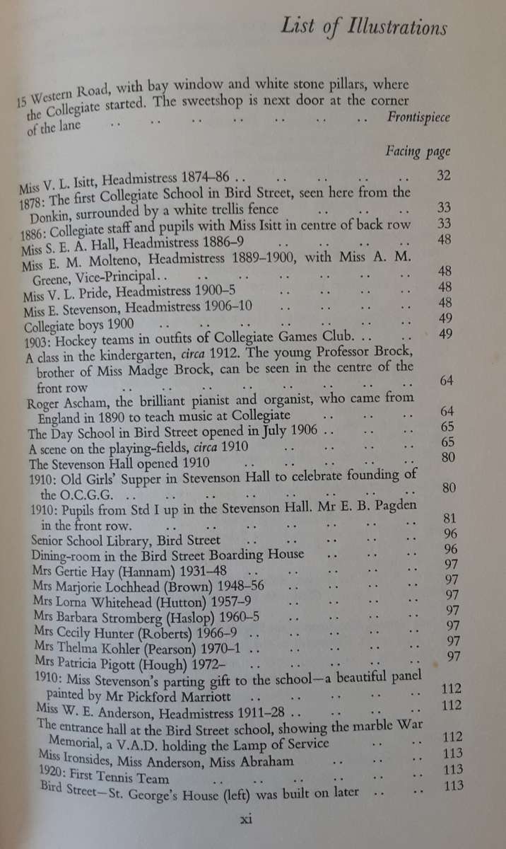 The Collegiate School For Girls Port Elizabeth 1874 1974 by J J Redgrave