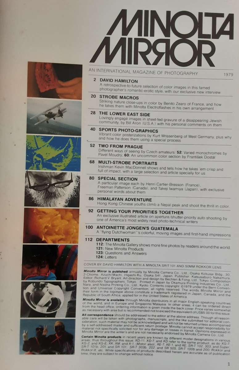 Minolta Mirror , An International Magazine of Photography 1979