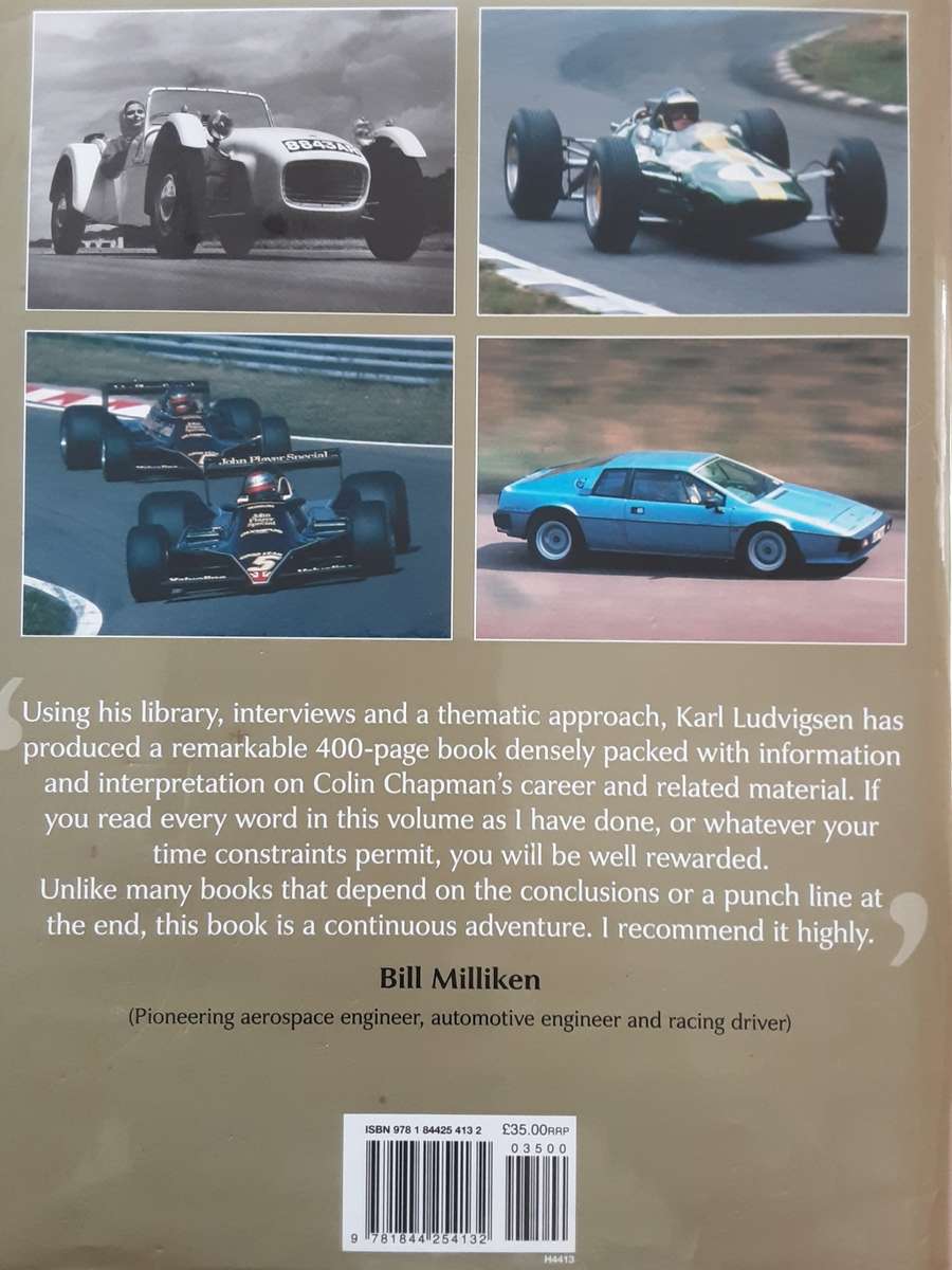 Colin Chapman Inside The Innovator by Karl Ludvigsen