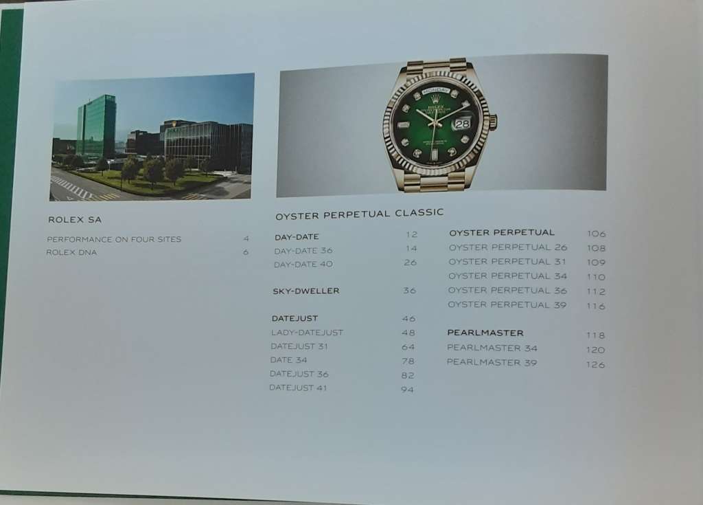 Rolex 2019 2020 Catalogue