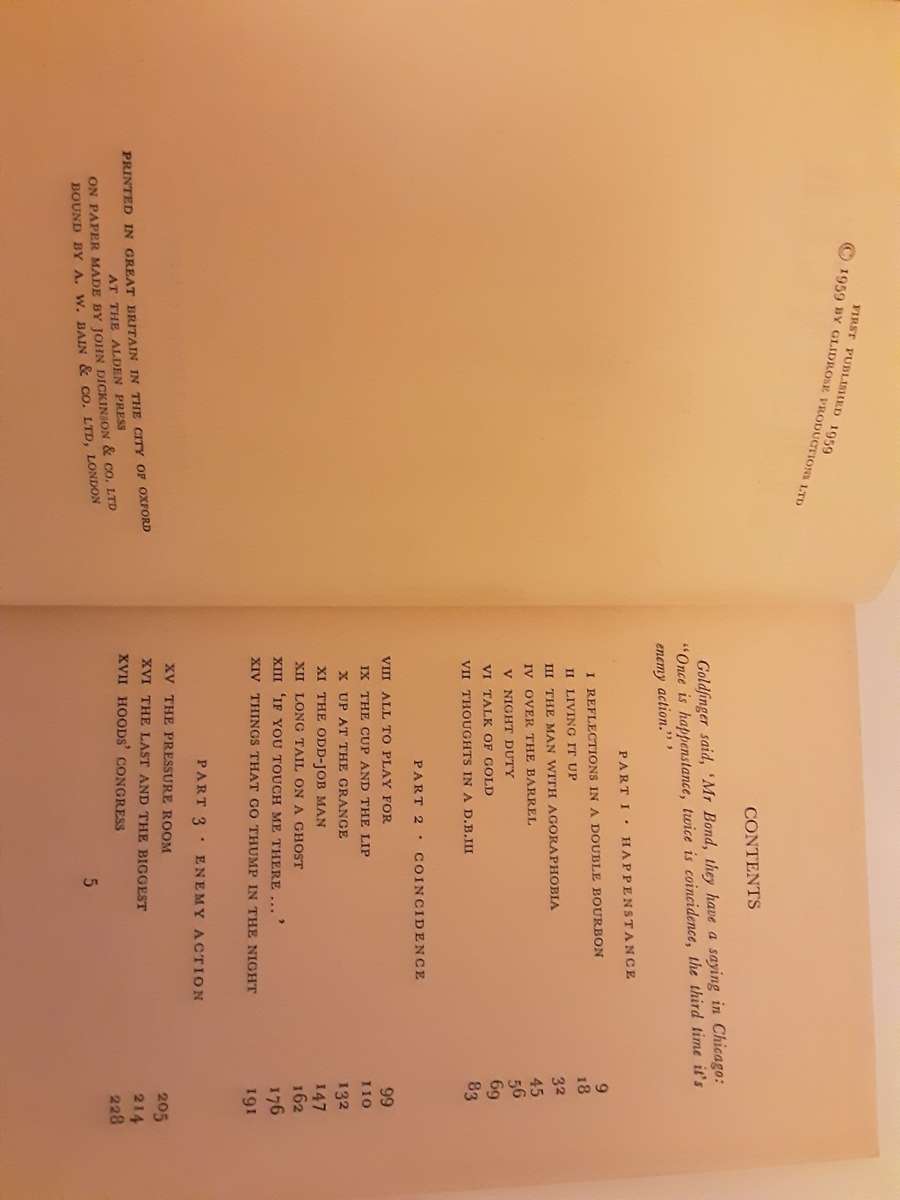 Goldfinger by Ian Fleming ***First Edition Hardcover***