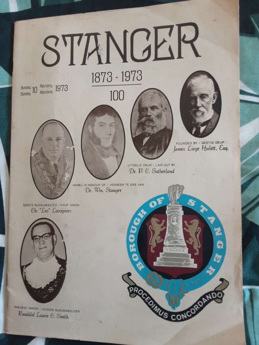 Souvenir Publication Commemorating the Centenary of Stanger 1873 - 1973