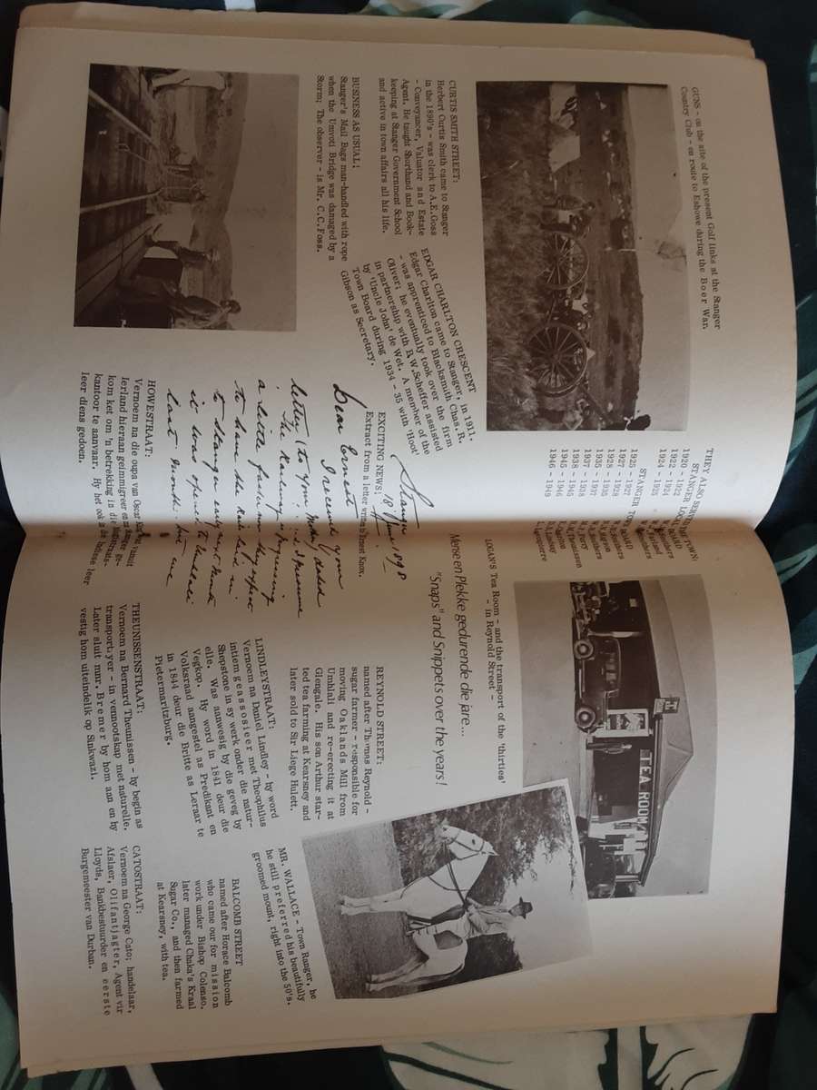 Souvenir Publication Commemorating the Centenary of Stanger 1873 - 1973