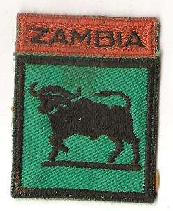 Zambia Rifles Cloth Arm Patch