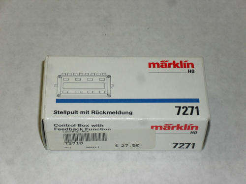 Marklin 7271 control box with feedback function