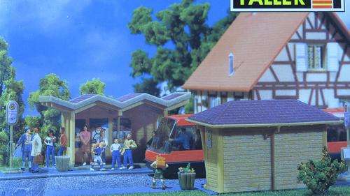Faller HO 180587 bus stop shelter.