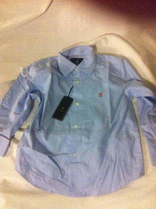 Polo light blue shirt 4-5y