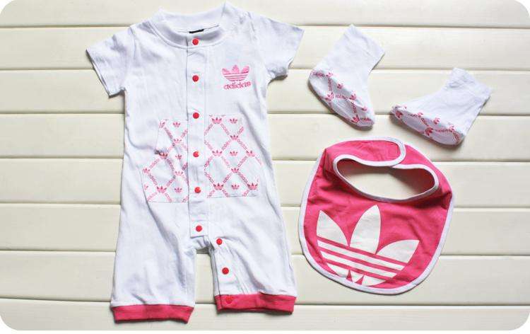 Adidas Pink 3pc Set (12-18m, 2-3y)