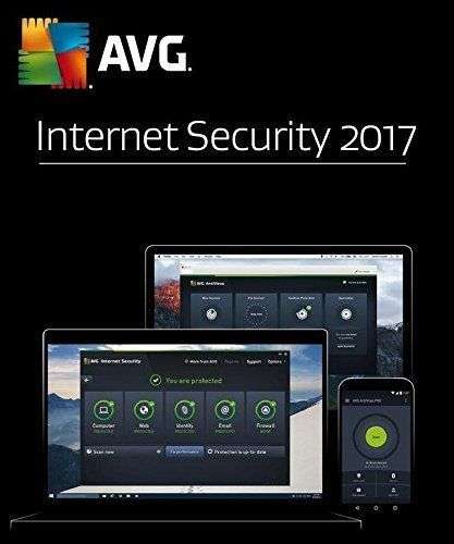 AVG INTERNET SECURITY 2017 - 1 PC for 1 Year