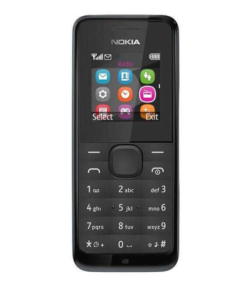 NOKIA 105 (Black, Single Sim, Local stock)