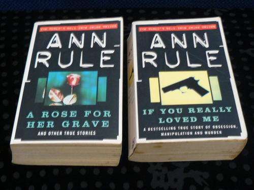 ANN RULE X 2 BOOKS !!!@@@!!!
