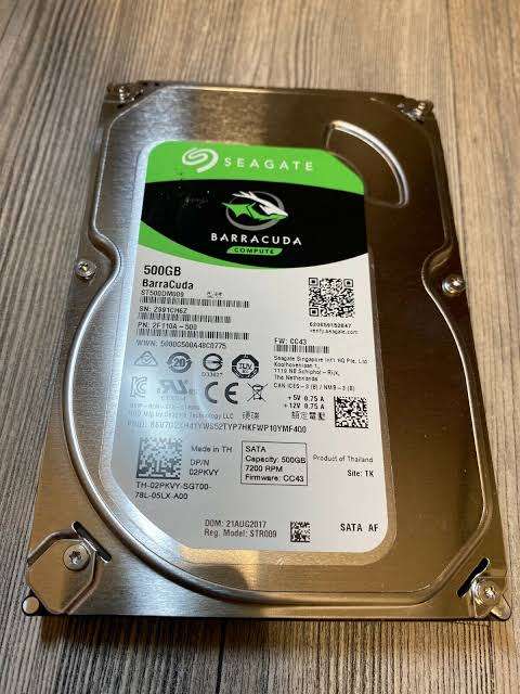Seagate BarraCuda 500GB Internal 3.5` (ST500DM009) HDD ...