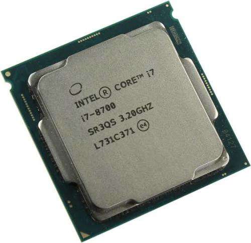 Intel® Core i7-8700 Processor12M Cache, up to 4.60 GHz