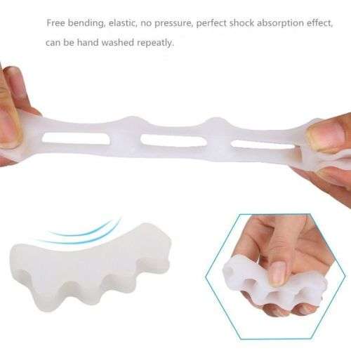 Silicone Gel Toe Straightener - 2 Piece