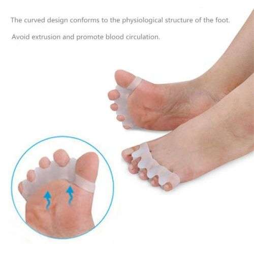 Silicone Gel Toe Straightener - 2 Piece