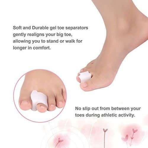 Beauty Trends Toe Separators & Spreaders for Bunions - 2 Pairs