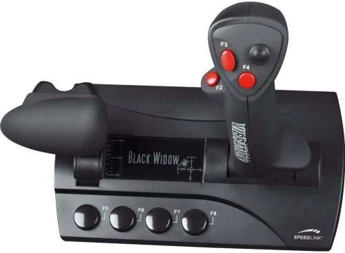 Speedlink BLACK WIDOW EX Flightstick with Force Vibration
