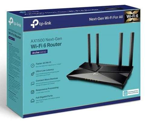 TP-Link Archer AX1500 Dual Band Gigabit Router - WIFI 6