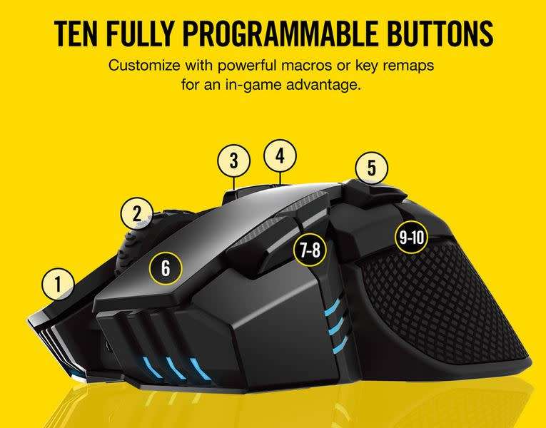 Corsair Ironclaw RGB Wireless Gaming Mouse