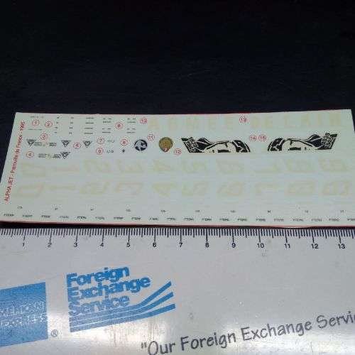 Model Aeroplane Decals - Alpha Jet