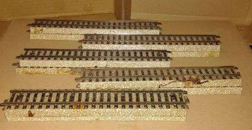 Märklin M Rail - 10 x Straight Rails  - HO Scale
