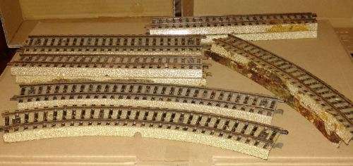 Märklin M Rail - 10 x Assorted Rails  - HO Scale