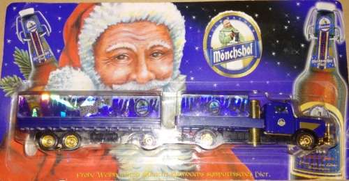 Grell Krupp Titan Beer Truck & Trailer - Monchshof Christmas Beer - 1/87 Scale