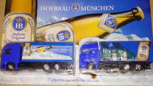 Hummer Two Beer Trucks - Hoffbräu München - 1/87 Scale