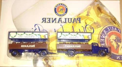 Hummer Büssing Oldtimer Truck & Trailer - Paulaner - 1/87 Scale