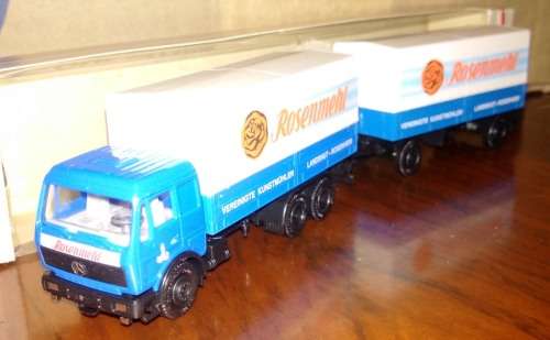 Albedo MB Truck & Trailer - Rosenmehl - 1/87 scale
