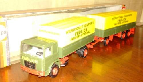 Herpa M.A.N. Truck & Trailer - Frolich - 1/87 Scale