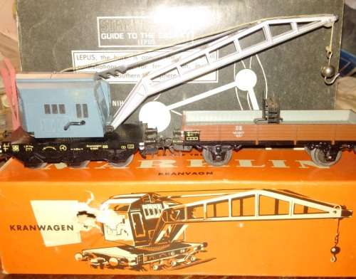 Märklin Krupp Crane Wagon Set - HO scale