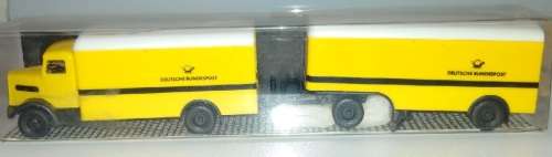 Albedo M.A.N. Oldtimer Truck & trailer - Deutsche Post - 1/87 scale