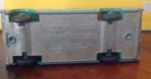 Matchbox Lincoln Continental - Regular Wheels