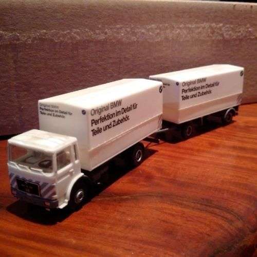Herpa M.A.N. Truck & Trailer - BMW Spares - 1/87 Scale