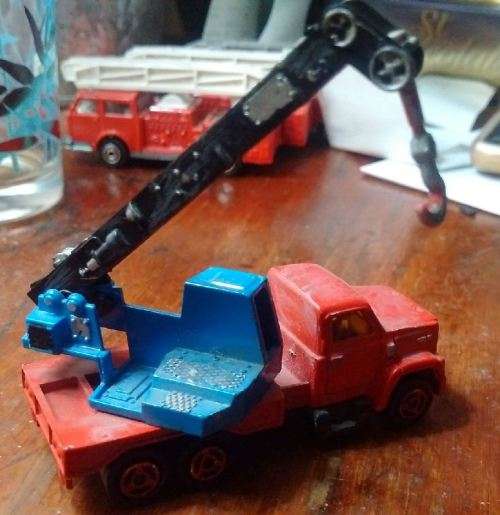 Majorette GMC Brigadier Crane Truck