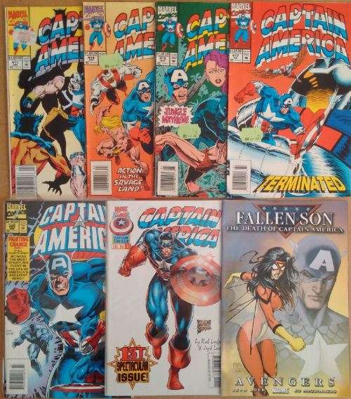 Captain America - 43 Issue Lot - Marvel Comics - Reserve Auction