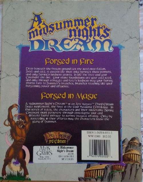 A Midsummer Nights Dream - Ars Magica 3rd Edition Saga of Faerie Trechery