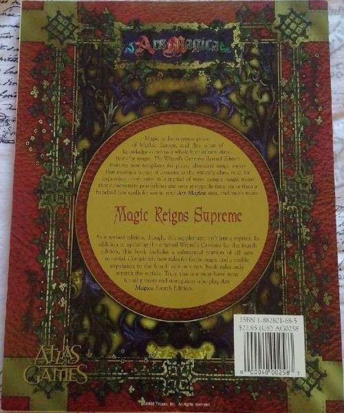 The Wizards Grimoire -  Ars Magica 4th Edition Sourcebook (Revised Edition)