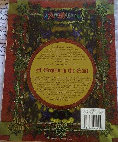 The Dragon and the Bear -  Ars Magica 4th Edition - Novgorod Tribunal Sourcebook