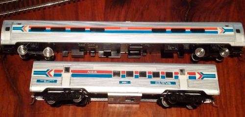 Walthers / Lima / Frateschi etc Amtrak Set - Loco and 5 Coaches - LOOK - HO Scale