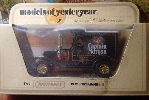 Matchbox Ford Model T 1912 - Captain Morgan Rum- Models of Yesteryear