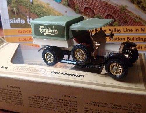 Matchbox Crossley 1918 - Carlsberg - Models of Yesteryear