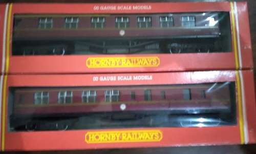 Hornby 2 x Early BR Coaches - OO Scale