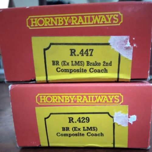 Hornby 2 x Early BR Coaches - OO Scale