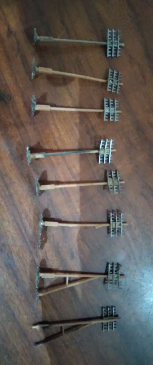 8 Telephone Poles - N Scale