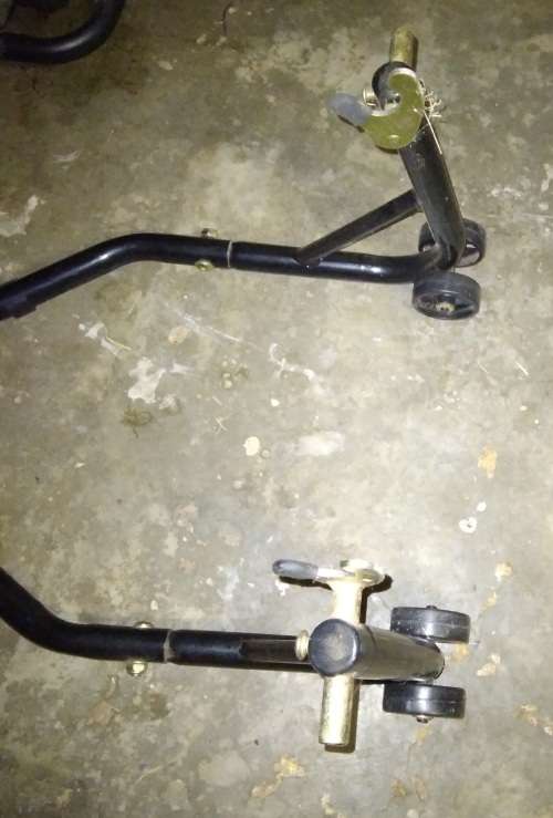 Paddock Stand Set (Two Paddock Stands) - Front and Rear.