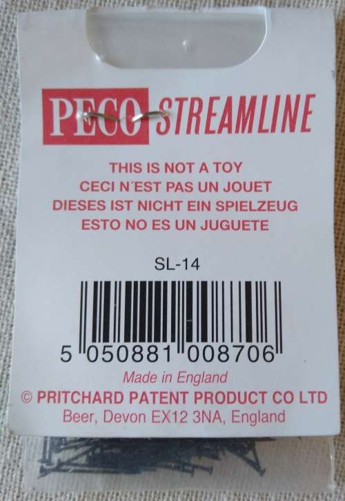 Peco - Track Laying Pins  - HO/OO Scale