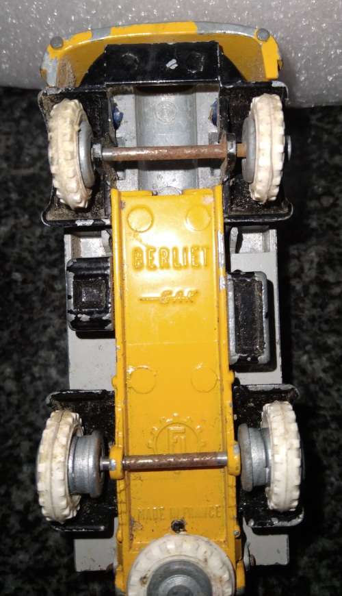 Vintage FJ (France Jouets) - Berliet GAX Crane Truck - Price adjusted for Bobshop Shipping