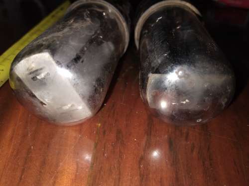 2 x Unknown 5 Pin Vacuum Valve / Tube for Amp